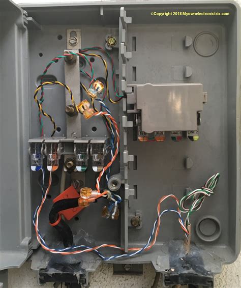 what is a telephone junction box|telephone junction box outside house.